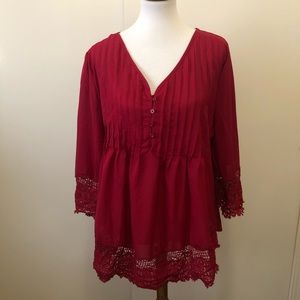 NWT Zanzea Collection 3/4 Sleeve Tunic Blouse 4XL